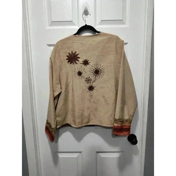 Half Moon Bay Button Up Jacket Embroidered Patterns Size‎ XL - Picture 2 of 7